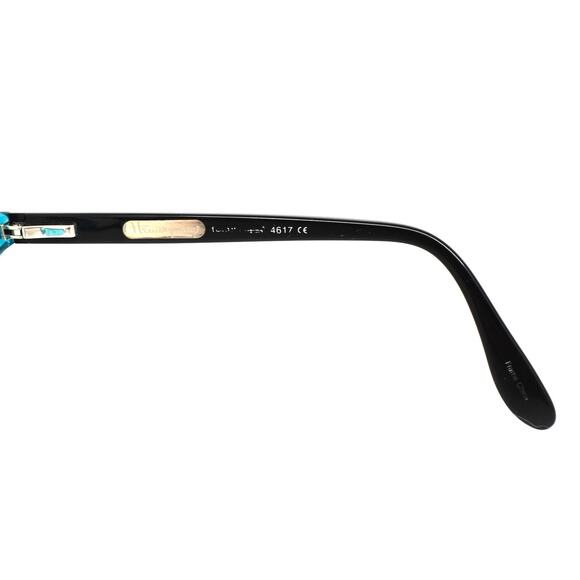 Ernest Hemingway 4617 TLB Turquoise/Black 48-17-135 Eyeglasses FRAMES ONLY -GOOD - Picture 10 of 12